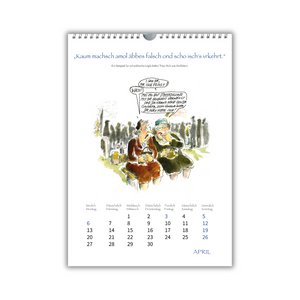 Der neue Auf gut Schwäbisch-Kalender 2026, April