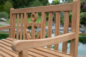 Teak-Gartenbank Anker