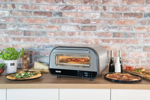 Pizzaofen mit digitalem Touch-Control-Display