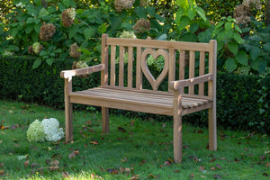 Motivbänke Teak