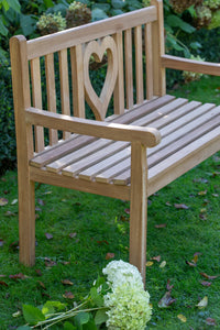 Motivbänke Teak