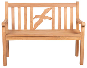 Motivbänke Teak