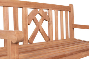 Motivbänke Teak