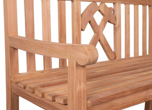 Motivbänke Teak