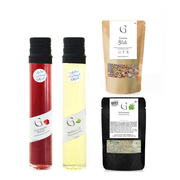 Feinkost-Geschenkset mit Banderole "Du bist die Beste"