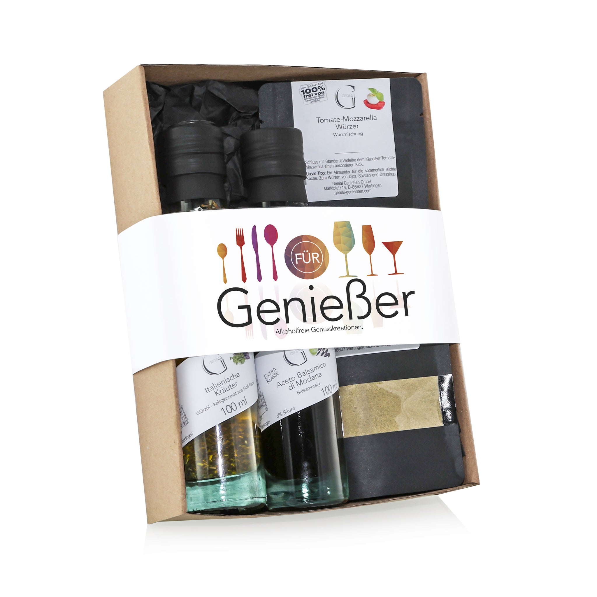 Geschenk.Set für Genießer in Geschenkverpackung