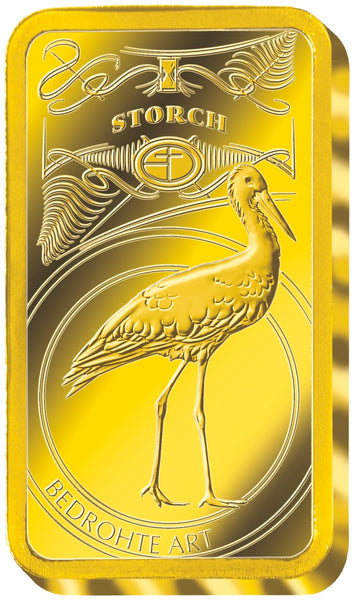 Goldbarren "Bedrohte Tierarten"