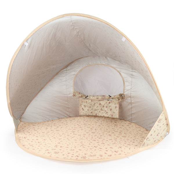 Pop Up Strandmuschel VINTAGE FLOWERS mit UV Schutz