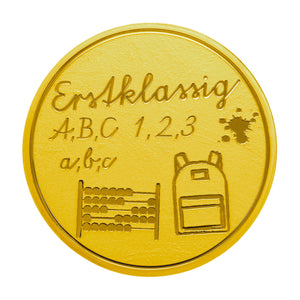 Gravurprägung "Erstklassig"
