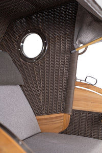 Strandkorb Schillig 2,5-Sitzer grau uni inkl. Getränkekühler gratis
