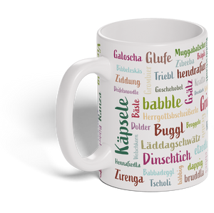Mundart-Tasse