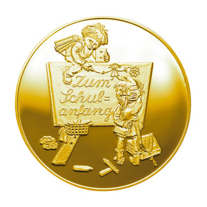 Gravurprägung "Zum Schulanfang"
