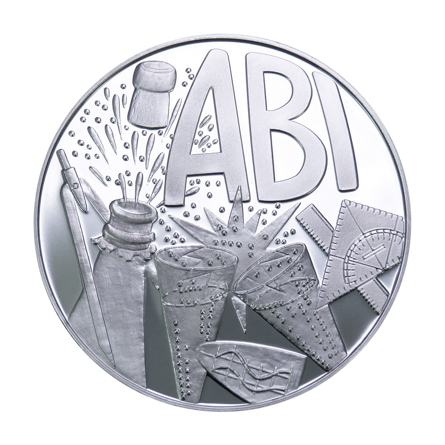 Gravurprägung "Abi"