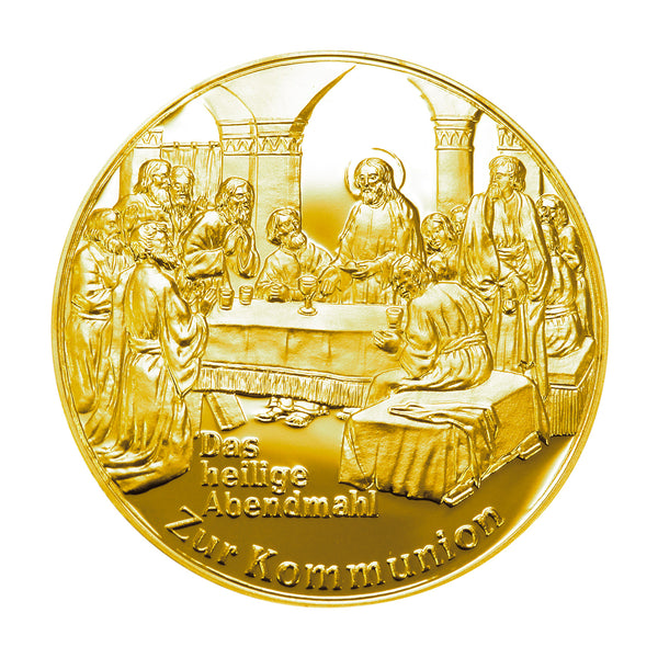 Gravurprägung "Zur Kommunion"