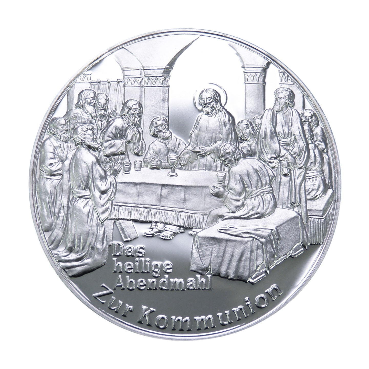 Gravurprägung "Zur Kommunion"