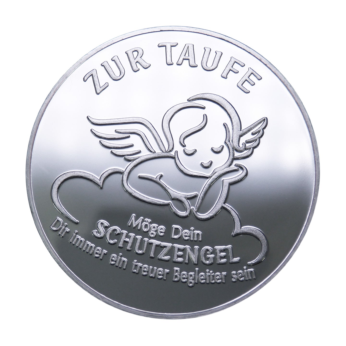 Gravurprägung "Zur Taufe"