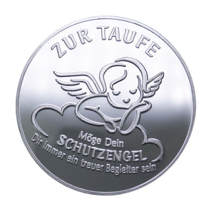 Gravurprägung "Zur Taufe"