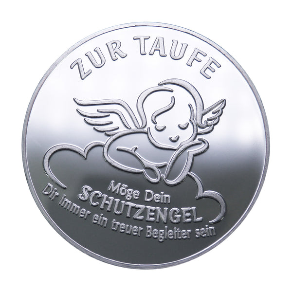 Gravurprägung "Zur Taufe"