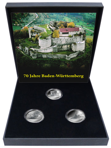 Sonderprägung 70 Jahre Baden-Württemberg - 3er-Set