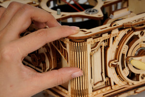 3D-Holzpuzzle, Retro Grammophon