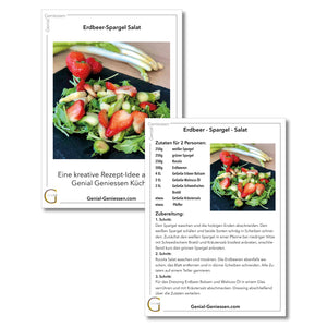 Geschenk-Set Erdbeer-Spargel Salat