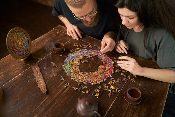 2D-Holzpuzzle, Mandala