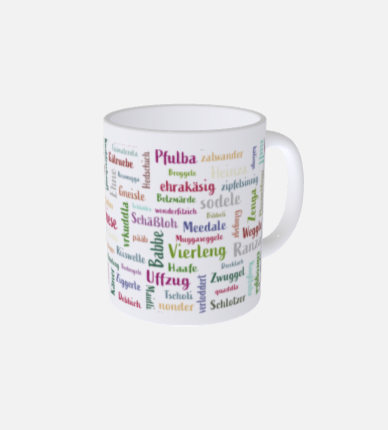 Mundart-Tasse