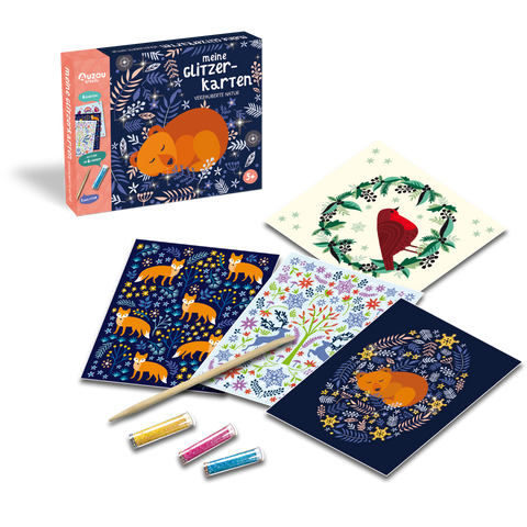 Meine Glitzerkarten - Verzauberte Natur