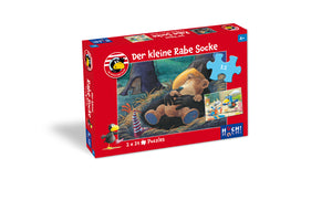 Der kleine Rabe Socke - Puzzle 2x24 Teile