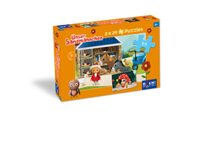Unser Sandmännchen - Puzzle 2x24 Teile