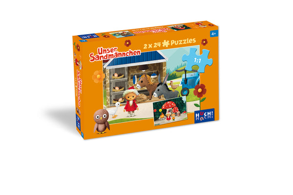 Unser Sandmännchen - Puzzle 2x24 Teile