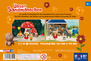 Unser Sandmännchen - Puzzle 2x24 Teile