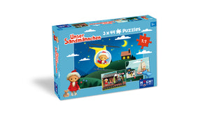 Unser Sandmännchen - Puzzle 3x49 Teile