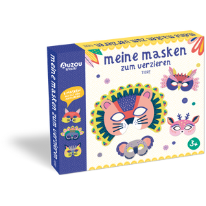 Meine Tiermasken zum Verzieren