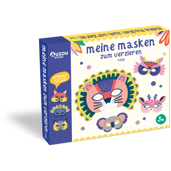 Meine Tiermasken zum Verzieren