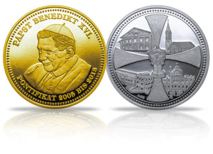 Sonderprägung "Papst Benedikt XVI."