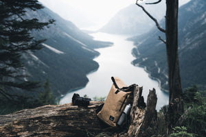 Rucksack aus Kraftpapier